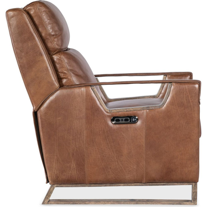 Relic Power Recliner w/Power Headrest - Brown