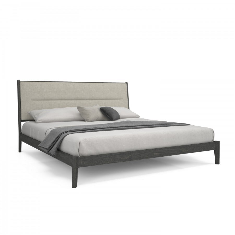 Ethan King Bed , Upholstered Headboard