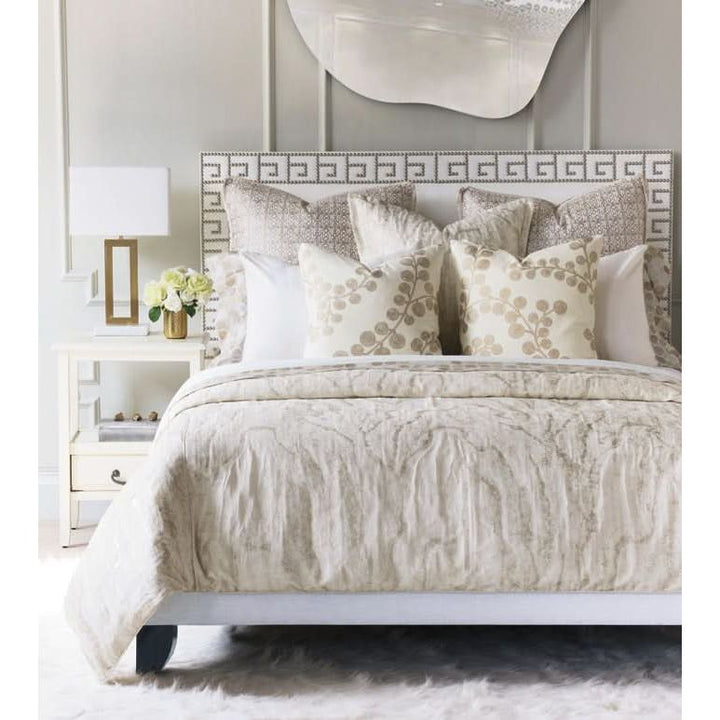 Bedding: Shams Belle Taupe Euro Sham