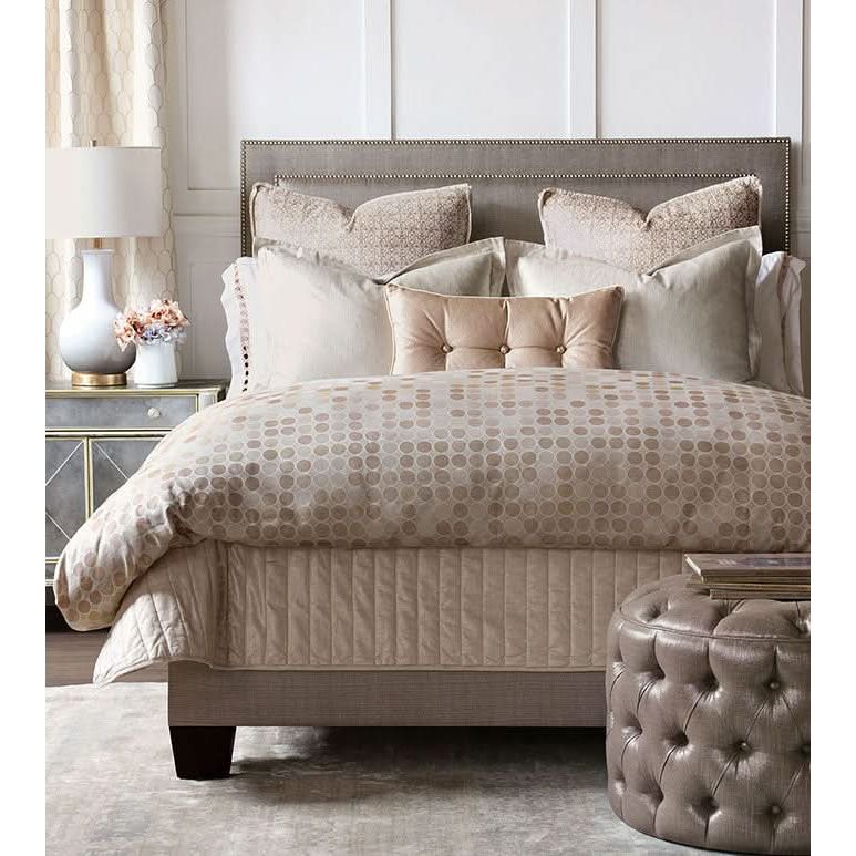 Bedding: Shams Belle Taupe Euro Sham