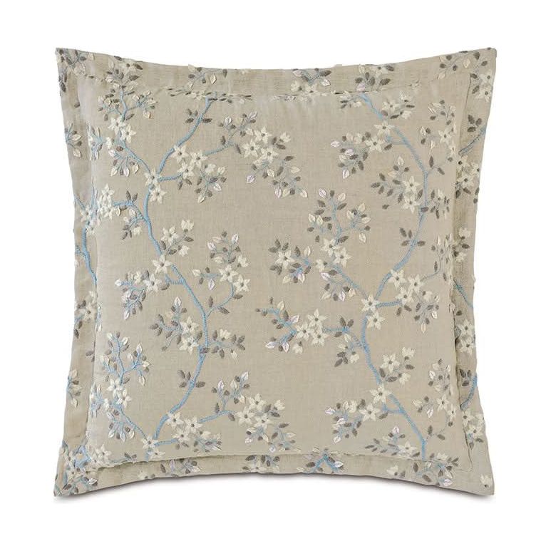 Bedding: Shams Oasis Embroidered Petit Euro Sham