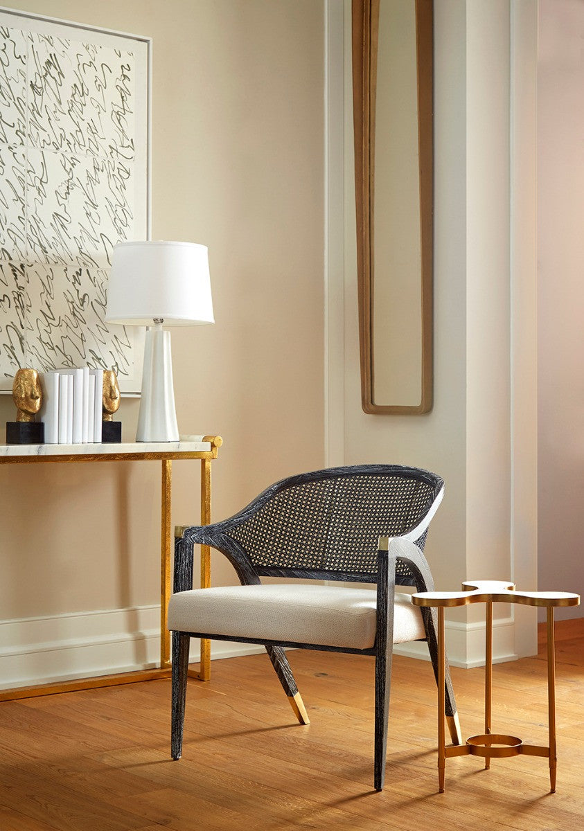 Edward Lounge Chair, Jet Black