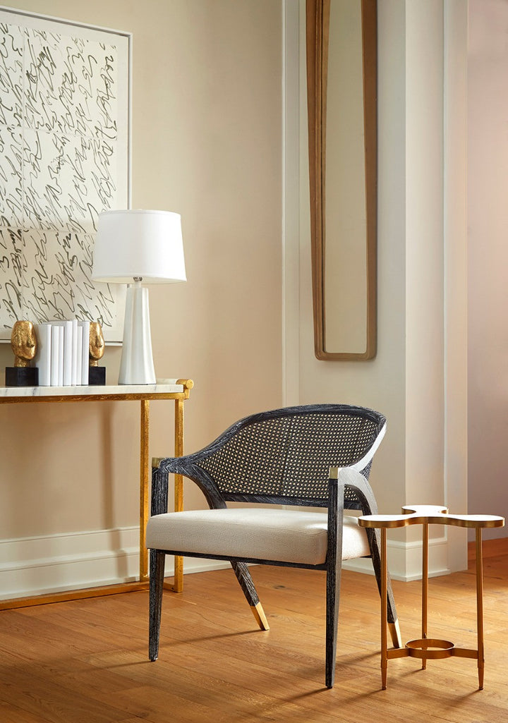 Edward Lounge Chair, Jet Black