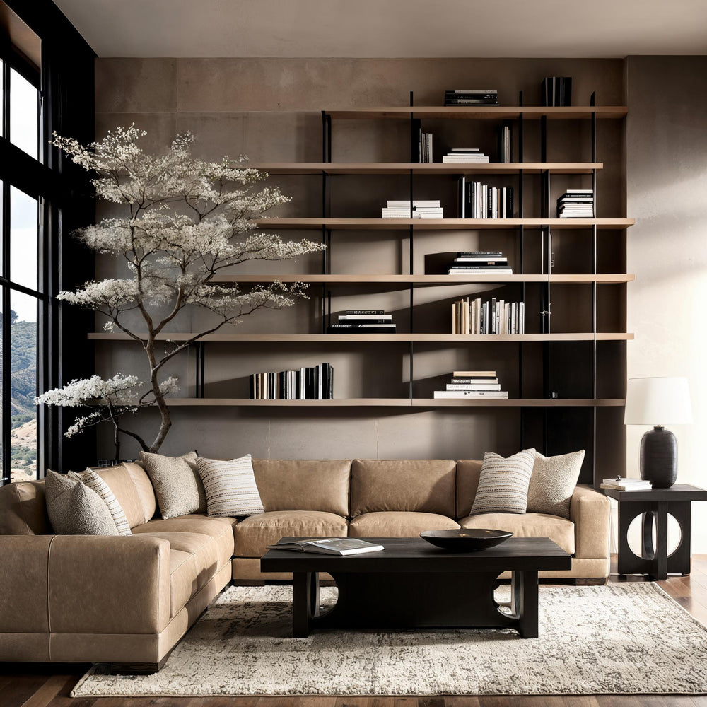 Lars Leather 4-Piece Sectional