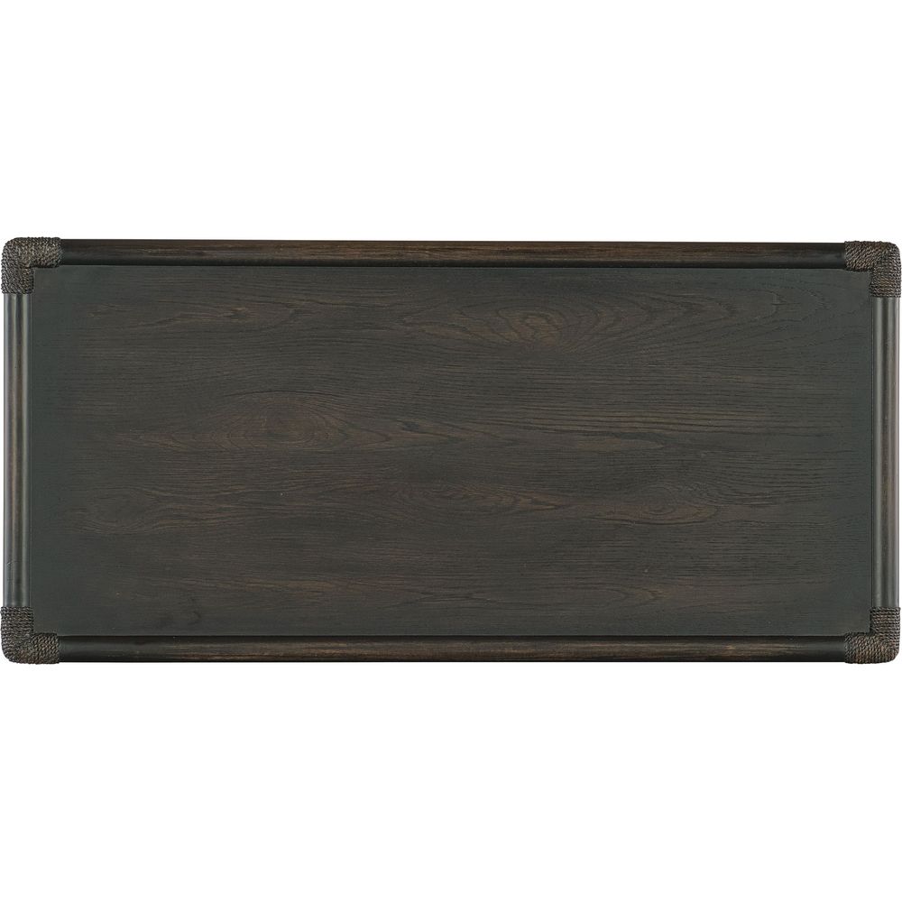 Dressers & Chests Retreat Pole Rattan Chest - Dark Wood