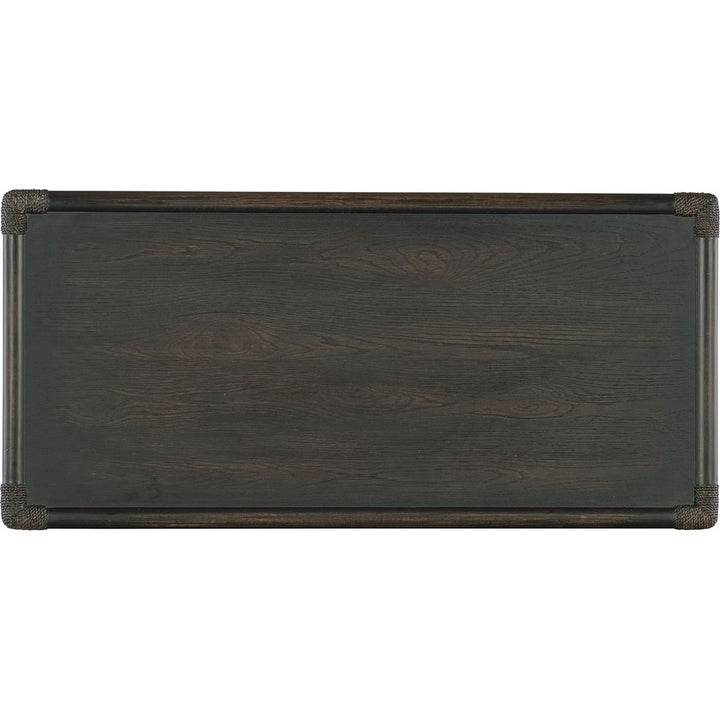 Dressers & Chests Retreat Pole Rattan Chest - Dark Wood