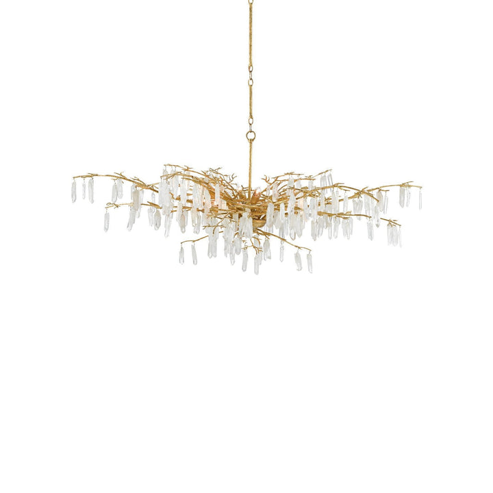 Forest Dawn Gold Chandelier