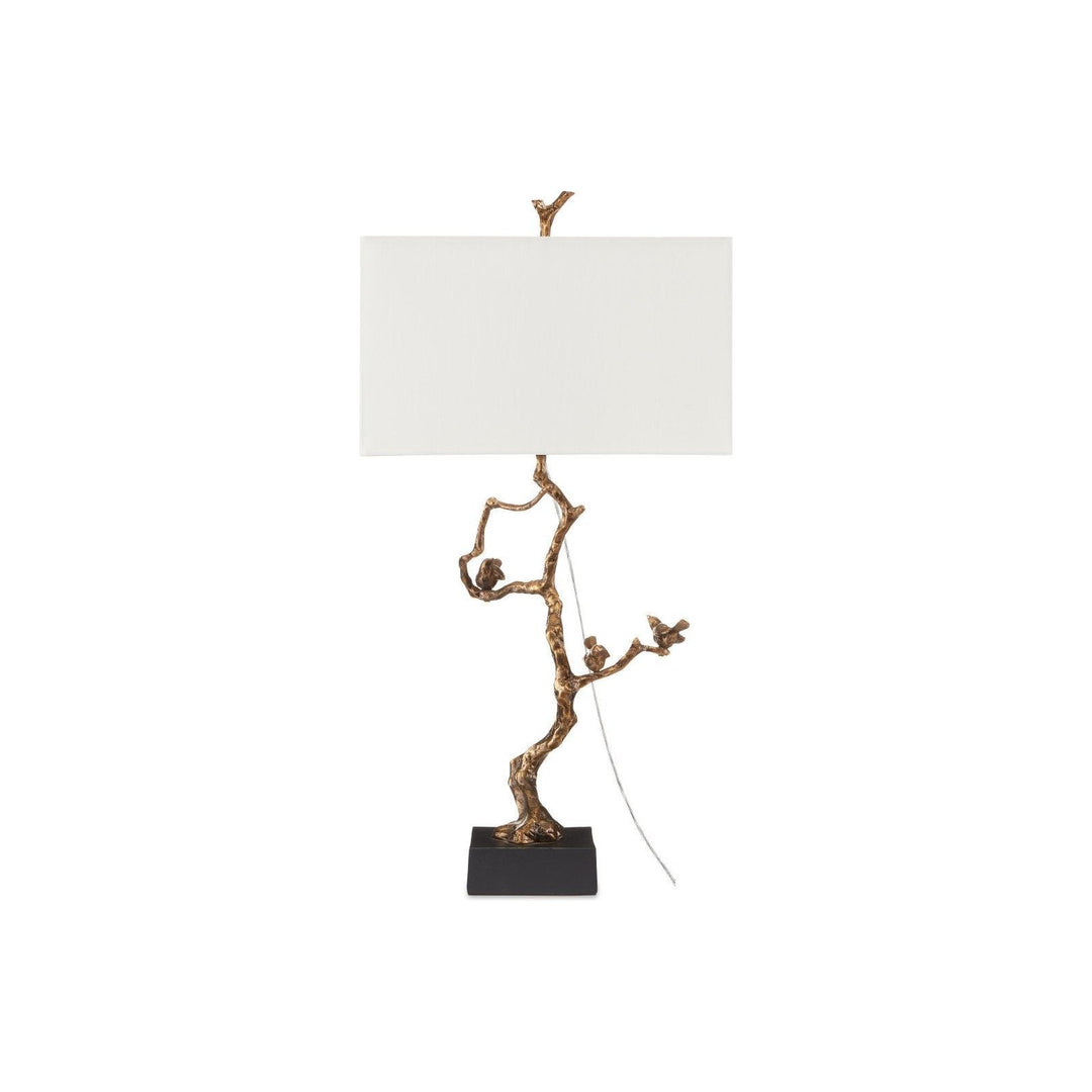 Shadows Brass Table Lamp