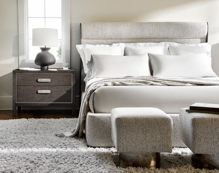 Prado King Panel Bed in Porcini Finish