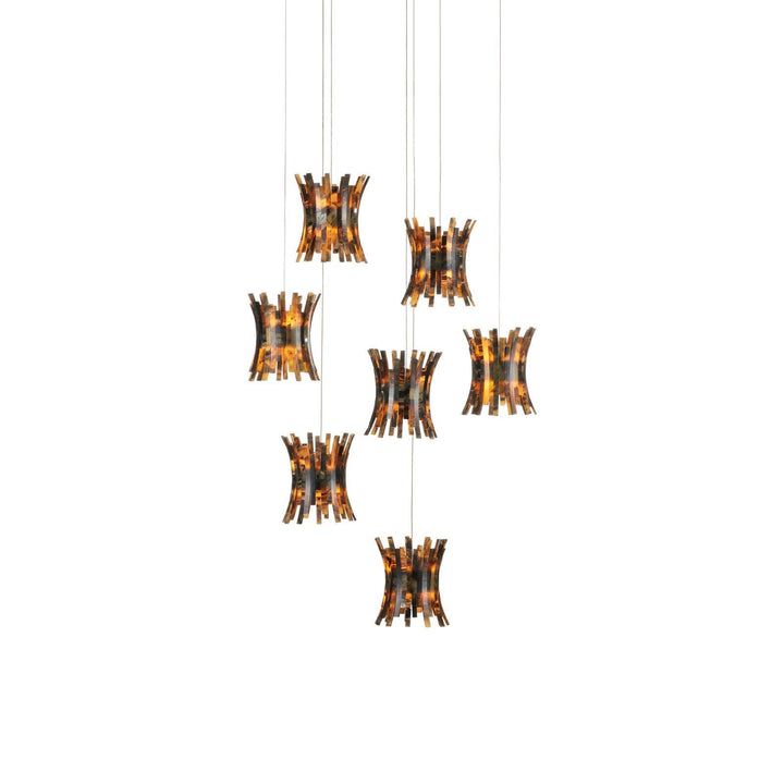 Alsop 7-Light Round Multi-Drop Pendant