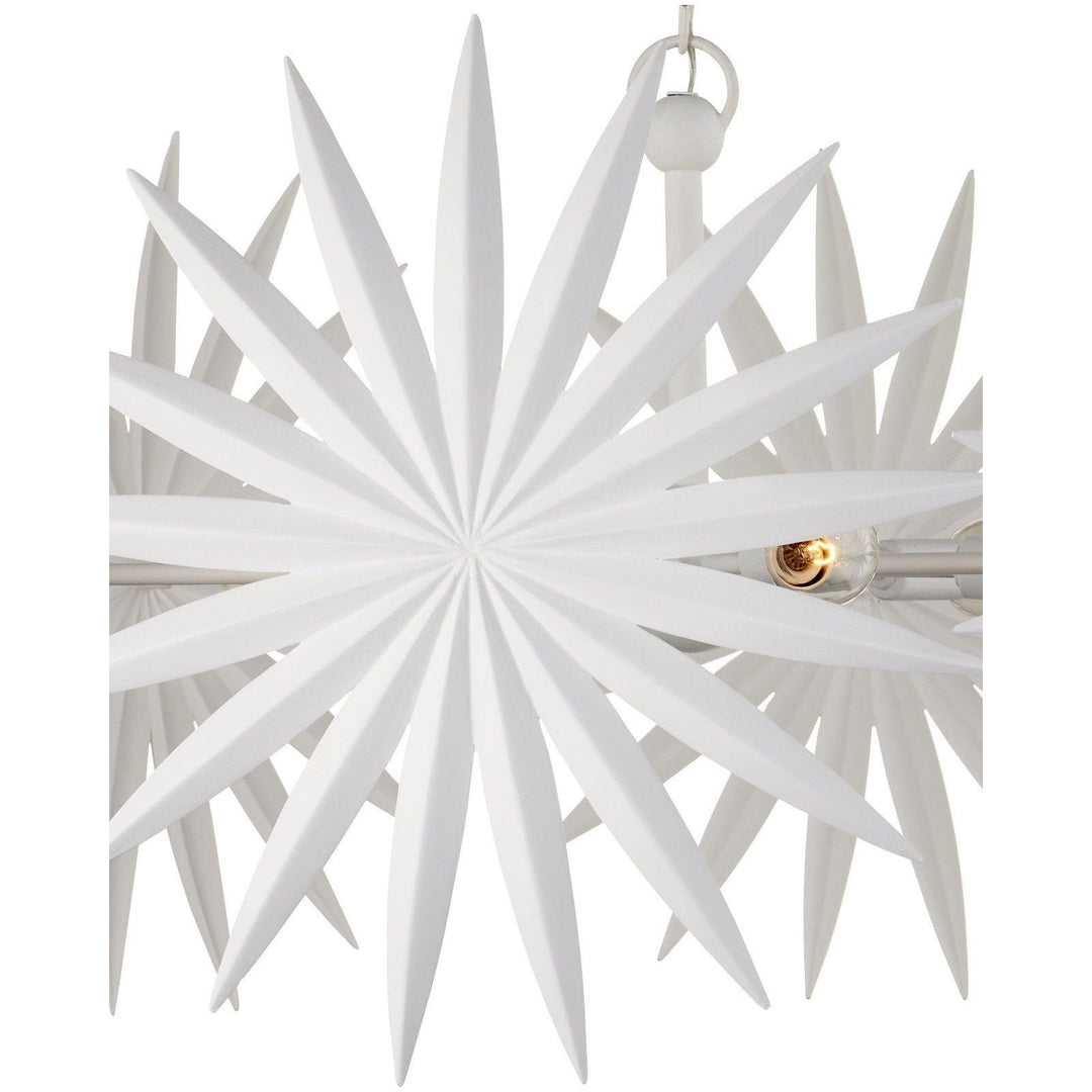 Bismarkia Small White Chandelier