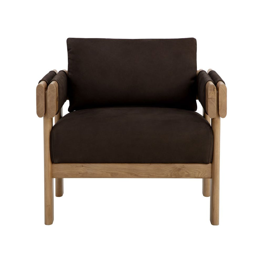 Lounge Chairs Carmichael Lounge Chair - Nubuck Cocoa Leather
