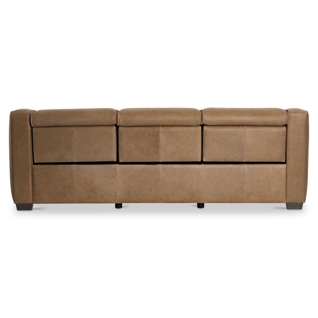 Flynn Leather Power Motion Sofa Recliner