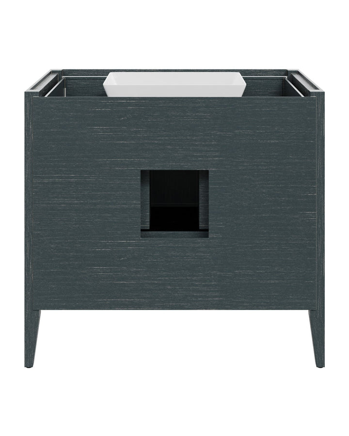 Vanities Santos 36" Vintage Navy Vanity with Rectangular Undermount Sink