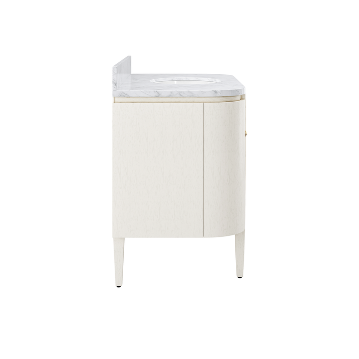 Briallen 48" White Vanity with Oval Undermount Sink
