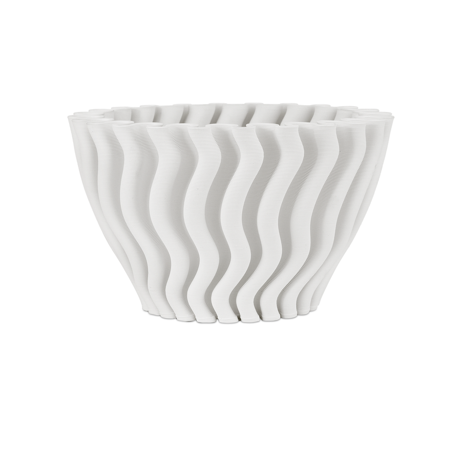 Vases Ripple White Vase