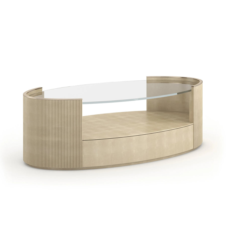 Love Oval Cocktail Table
