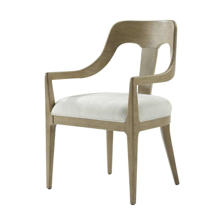 Essence Dining Arm Chair-Theodore Alexander-THEO-TA41041.1CNB-Dining ChairsBlonde-1-France and Son