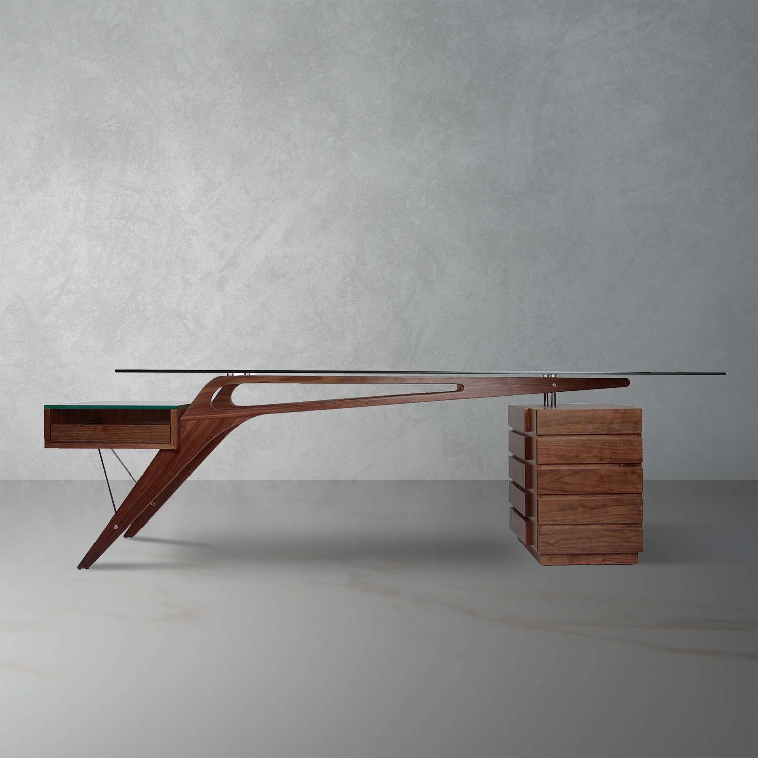 Koen Cavour Desk Walnut France Son