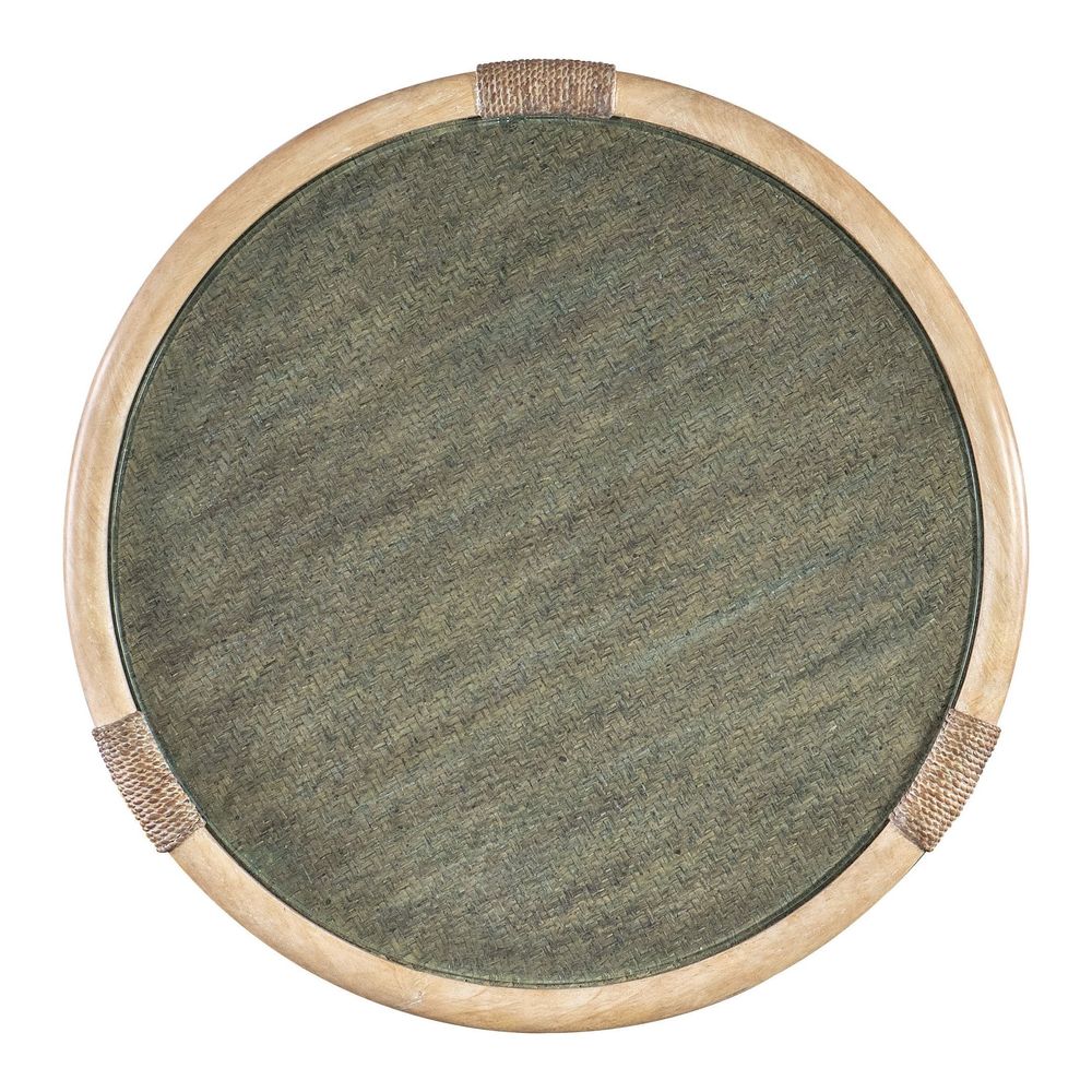 Side Tables Solace Raffia End Table - Greens