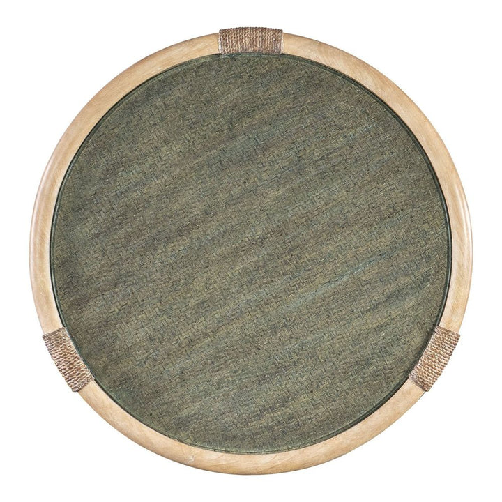 Side Tables Solace Raffia End Table - Greens