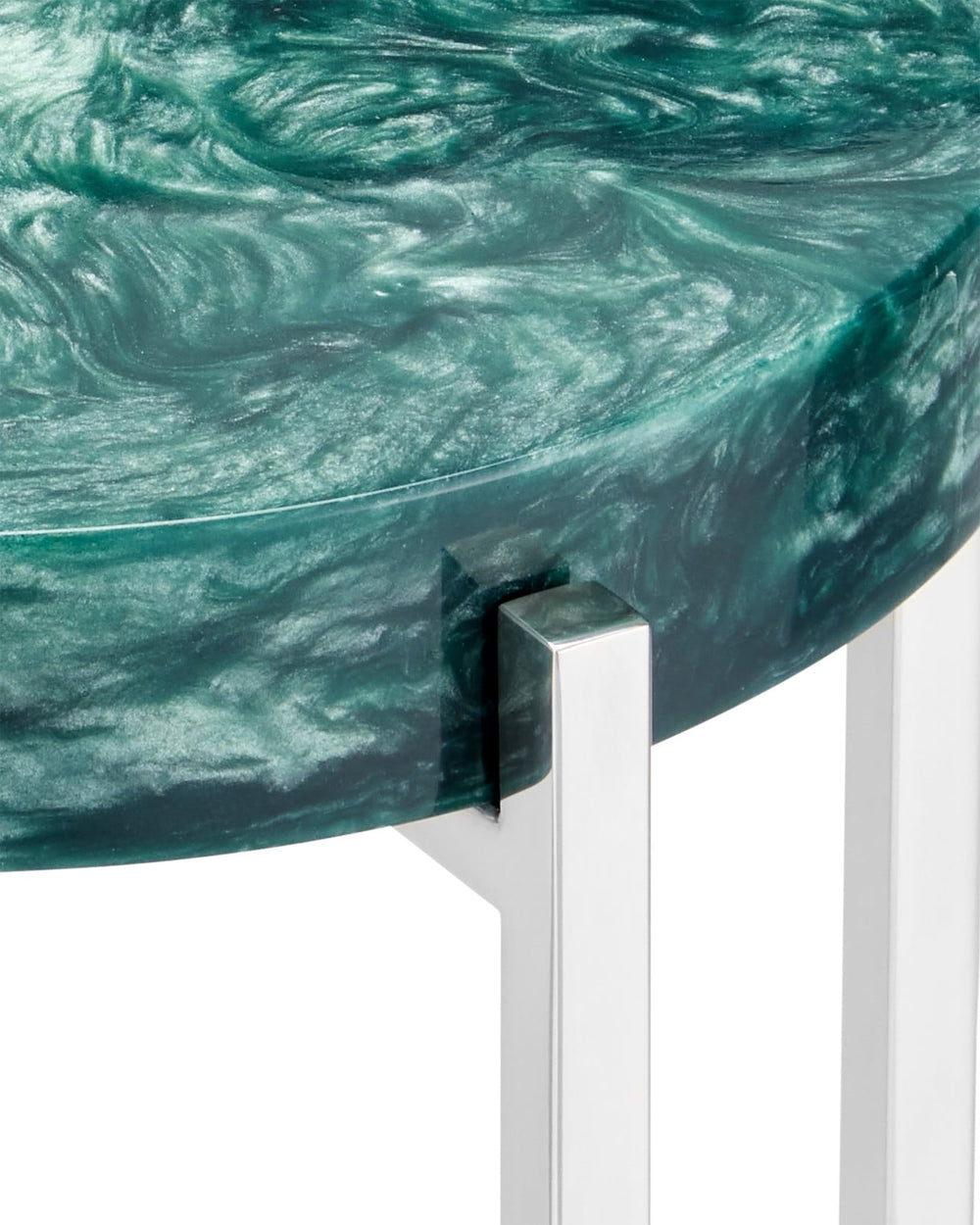 Side Tables Rina Teal Drinks Table