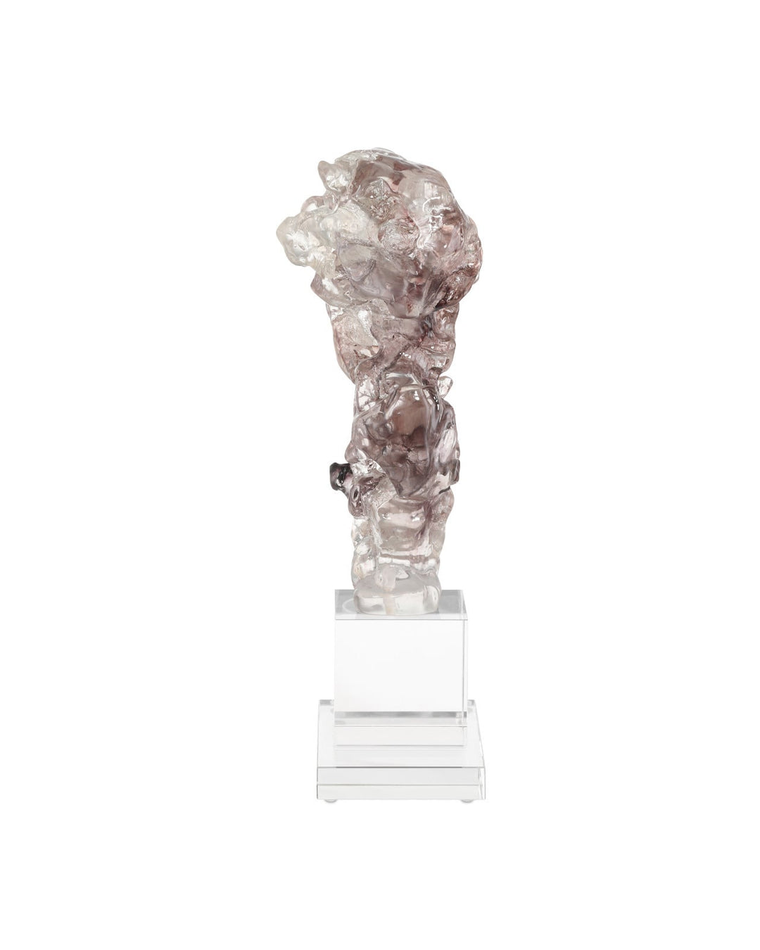 Decorative Objects Faux Rock Crystal Medium Sculpture