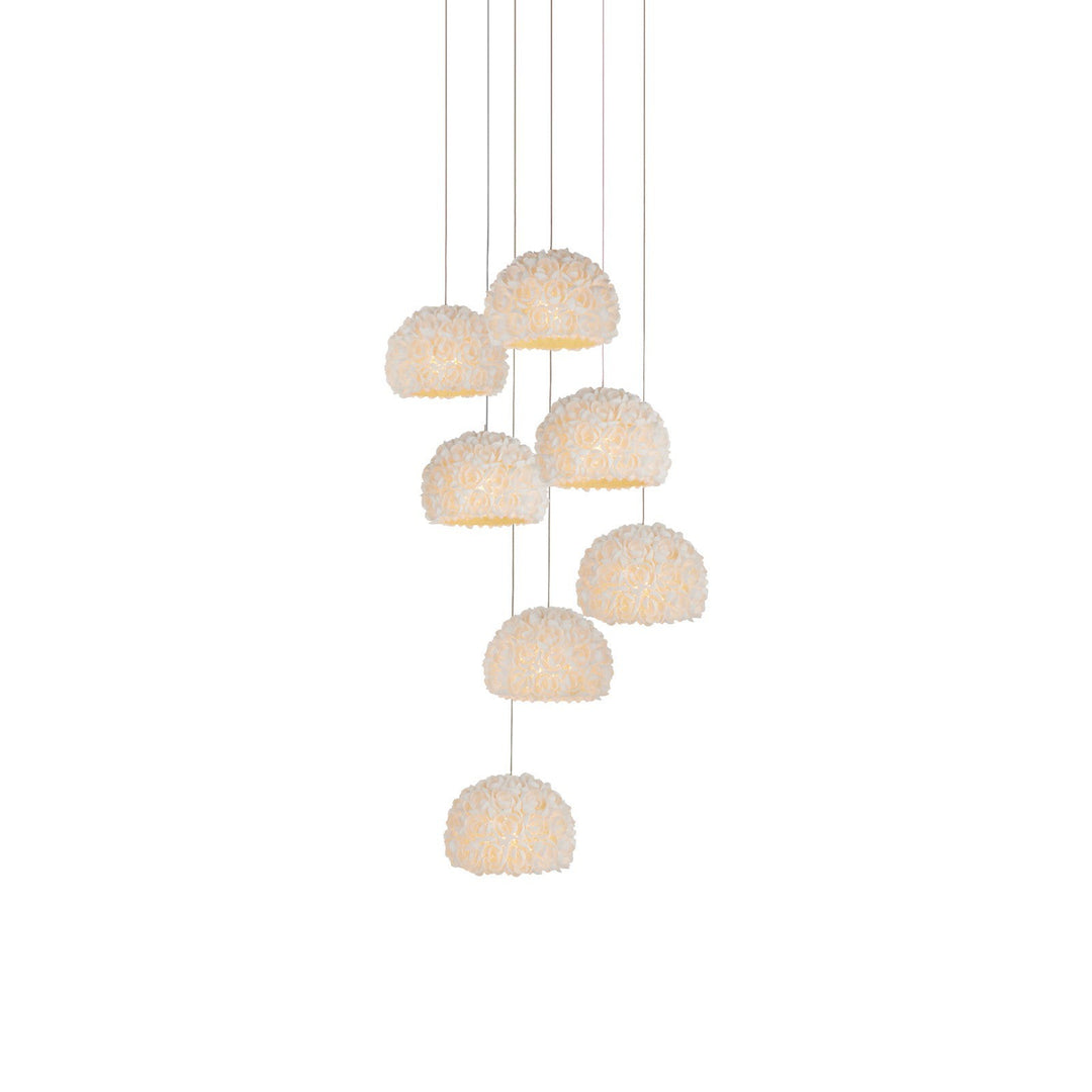 Virtu 7-Light Round Multi-Drop Pendant