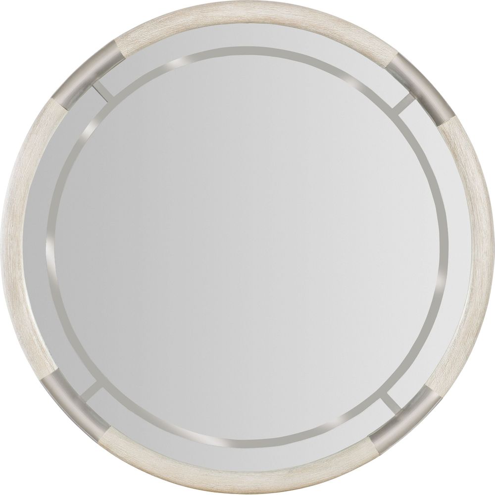 Wall Mirrors Modern Mood Round Mirror - Light Wood