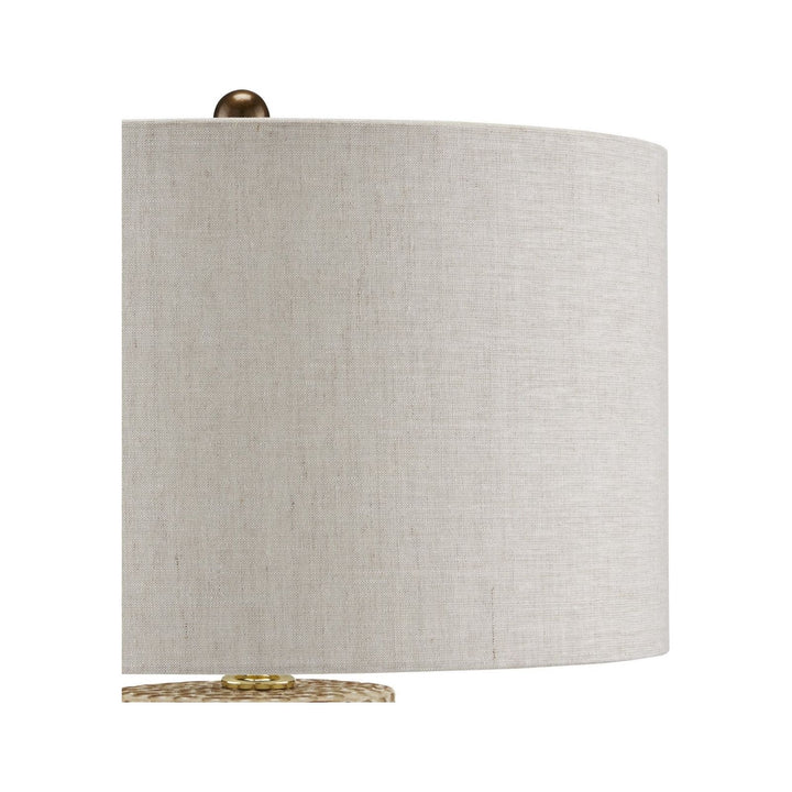 Polka Dot Ivory Table Lamp