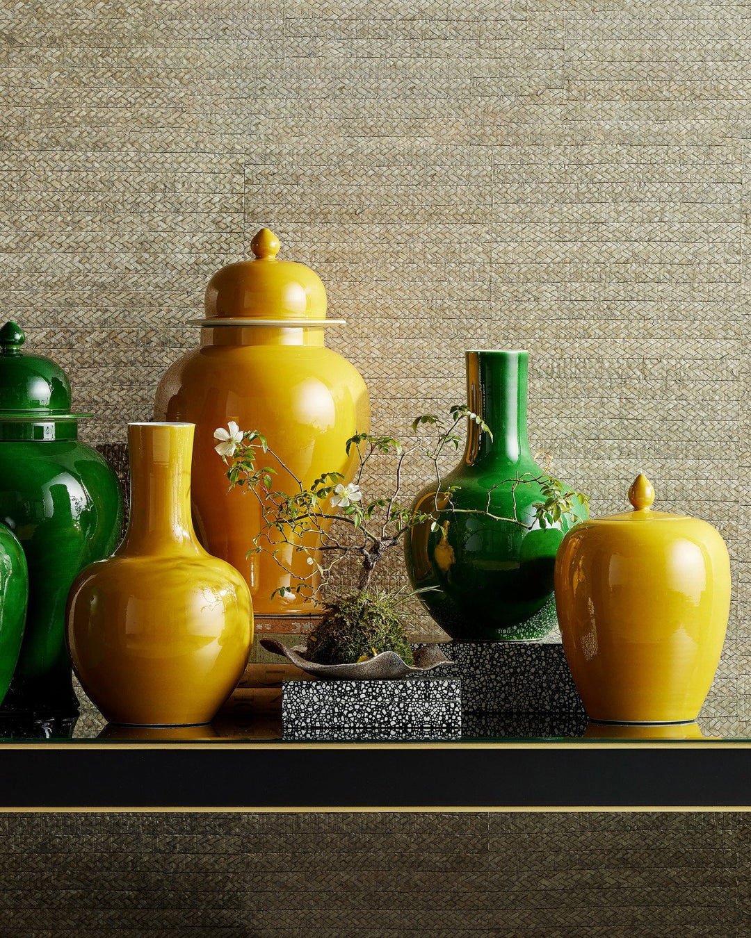 Imperial Yellow Ginger Jar