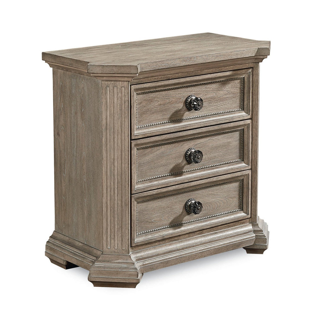 Arch Salvage Cady Nightstand - Brown, Grey