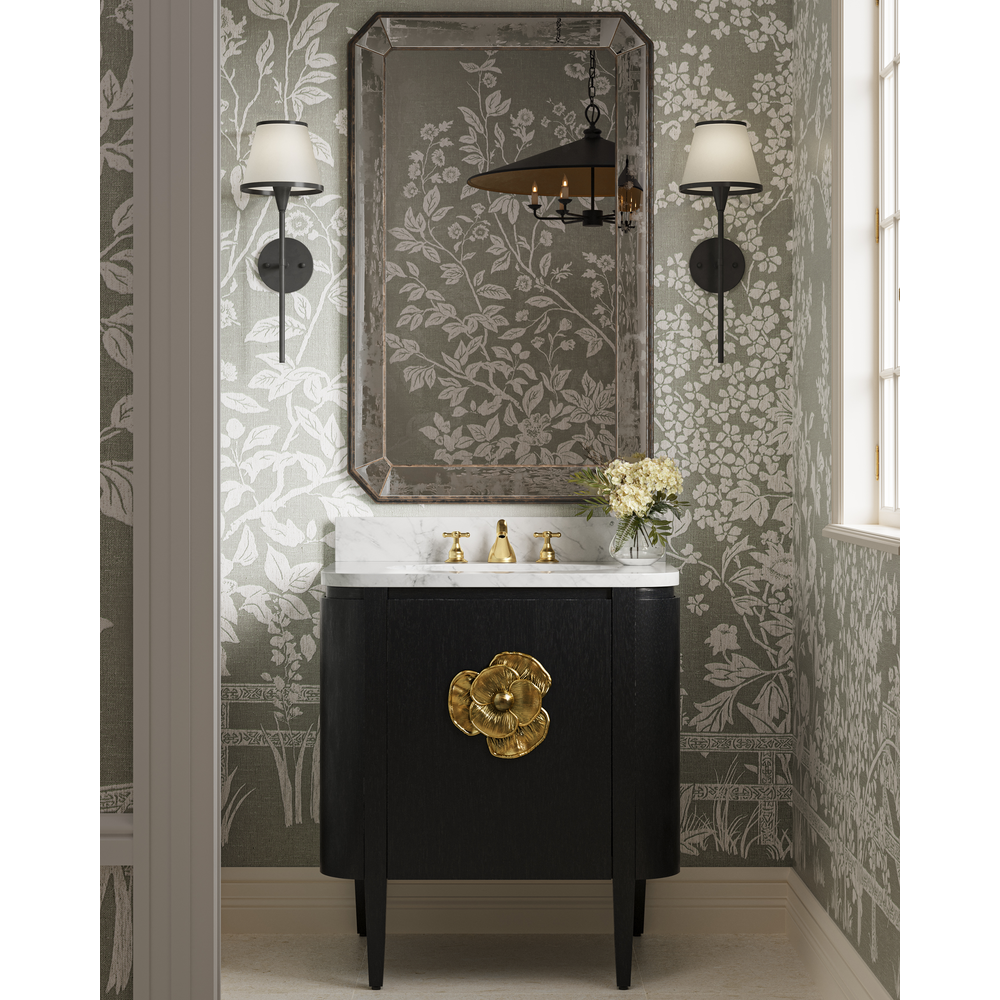 Vanities Briallen 30" Black Vanity with Oval Undermount Sink