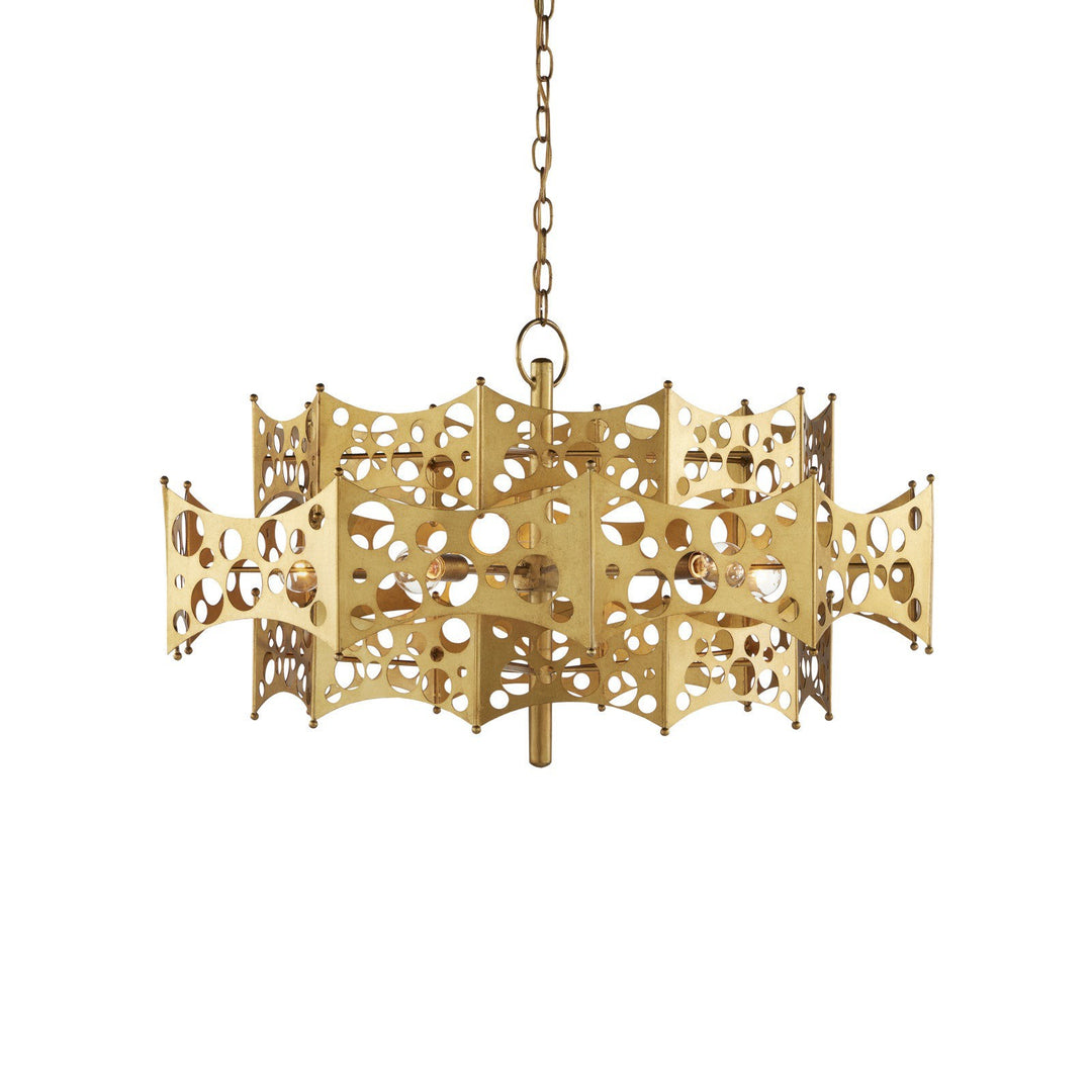 Emmental Gold Chandelier