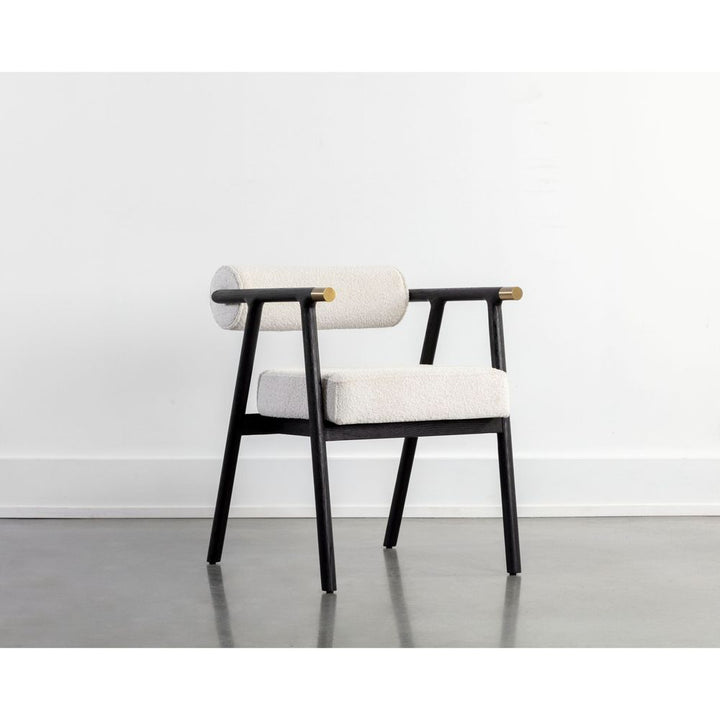Dining Chairs Sova Dining Armchair - Black - Copenhagen White