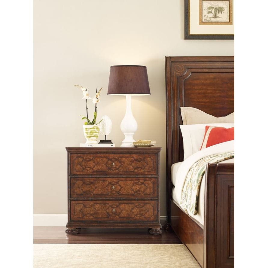 Charleston Three-Drawer Nightstand - 36"-Hooker-HOOKER-6750-90116-85-Nightstands-2-France and Son