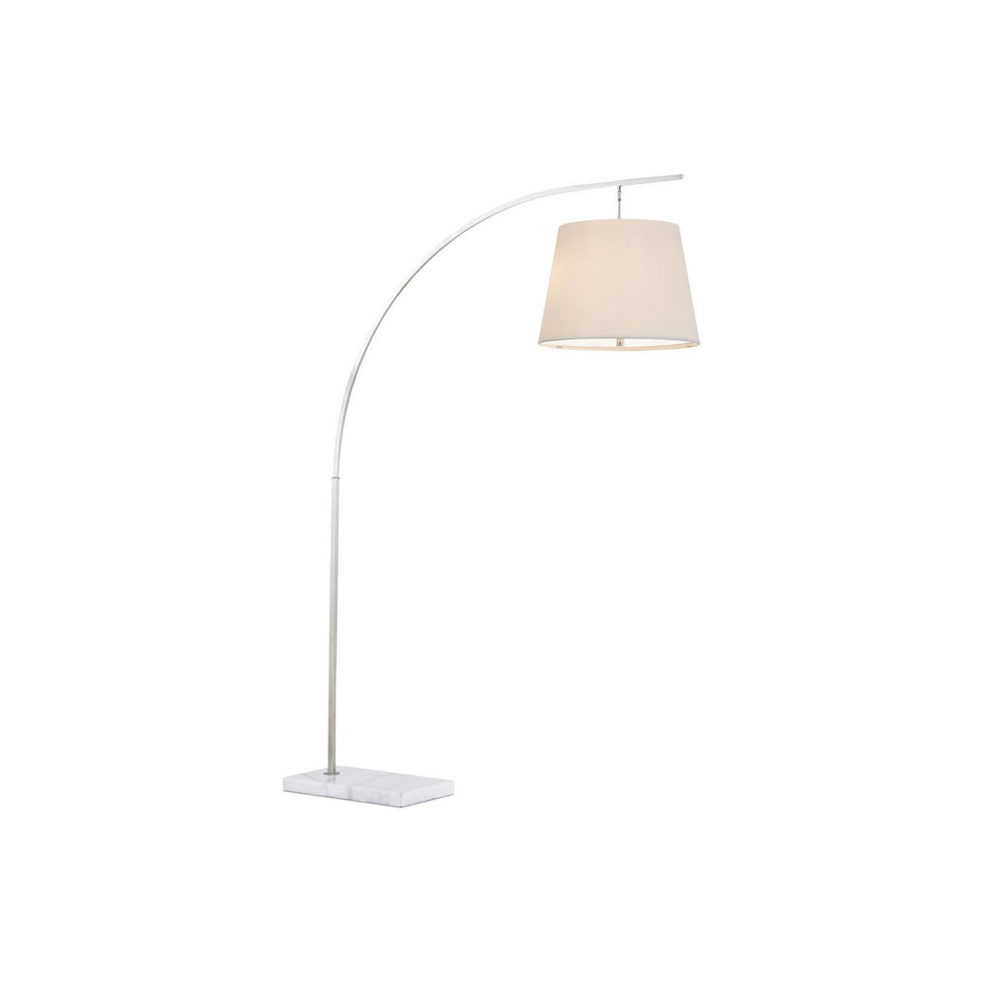 Cloister Medium Nickel Floor Lamp