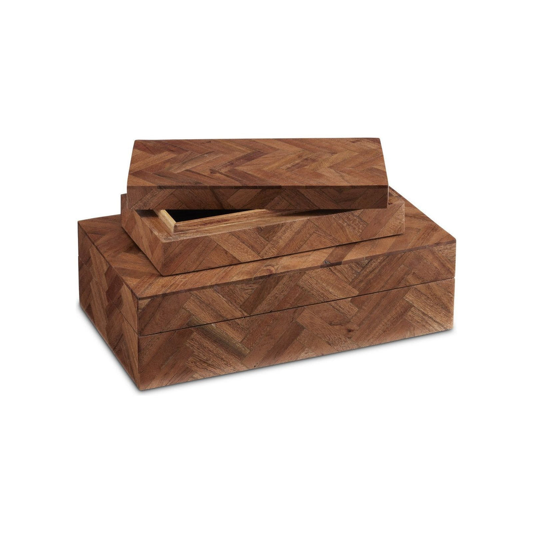 Alfeo Wood Box Set of 2