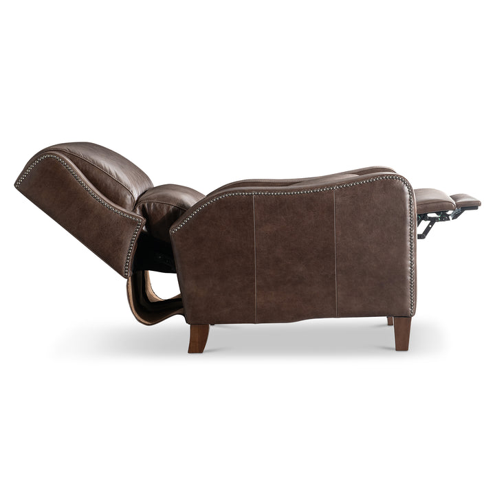 Landon Leather Recliner, Brown