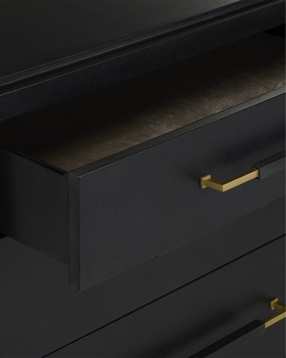 Dressers & Chests Verona Black Six-Drawer Chest
