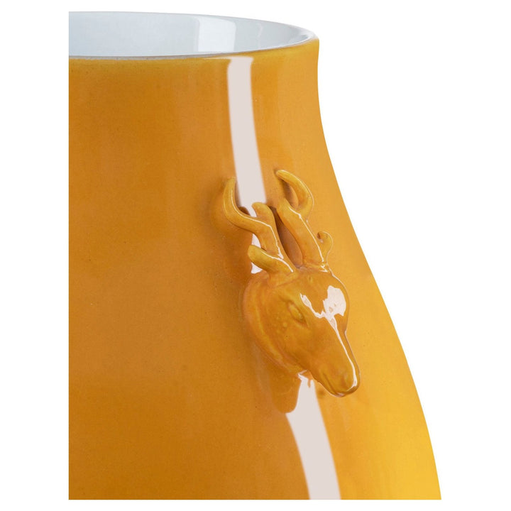 Imperial Yellow Deer Ears Vase