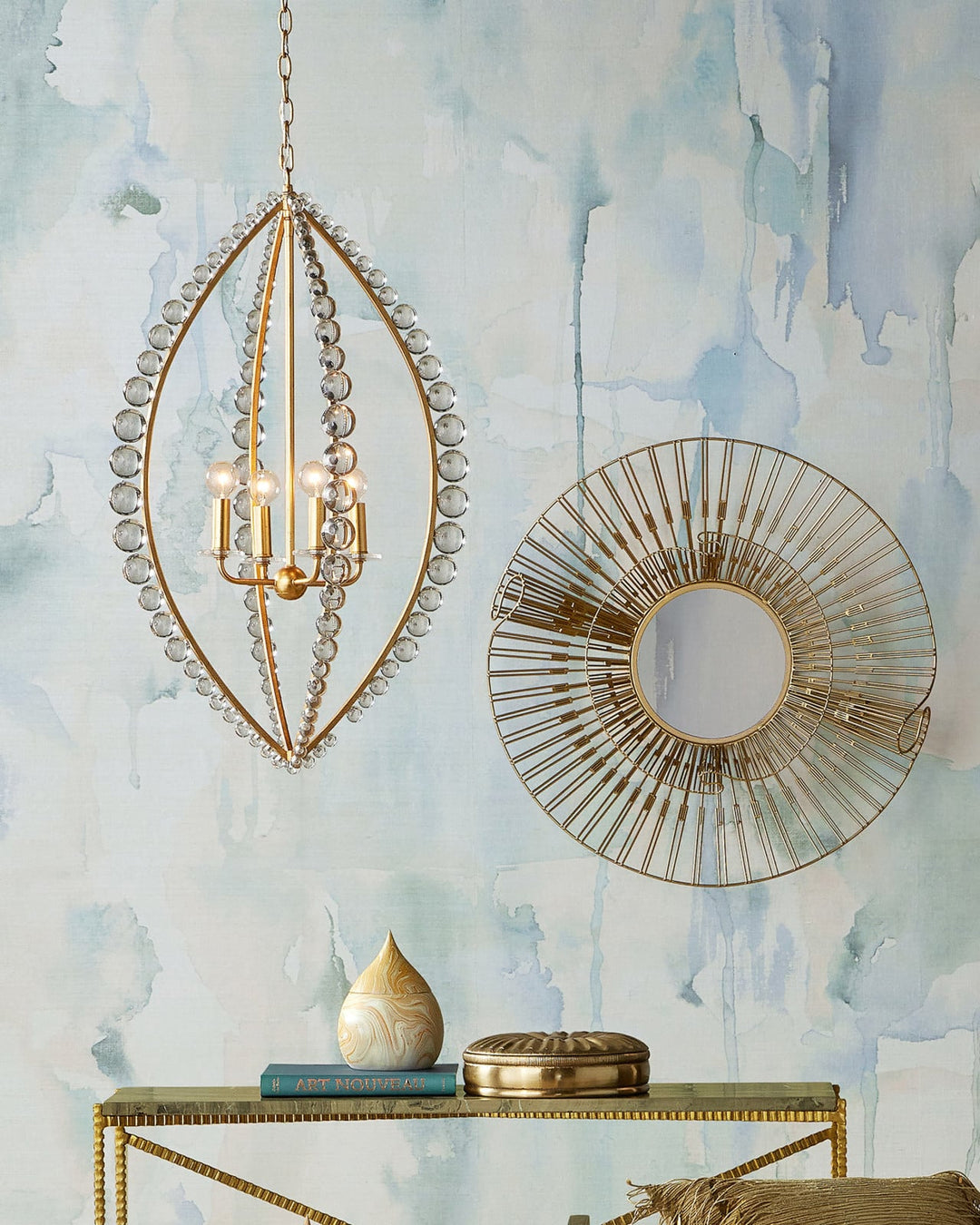 Wall Mirrors Ruche Round Mirror