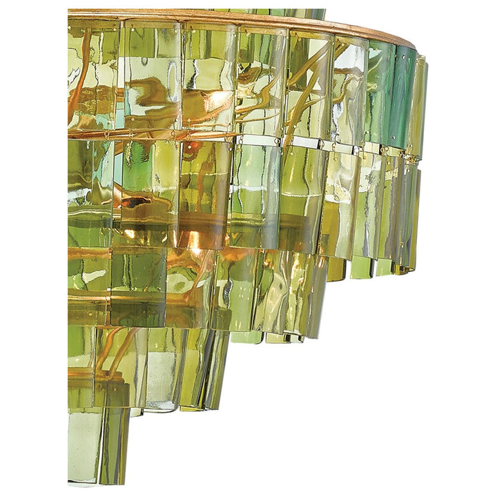 Sommelier Green Chandelier