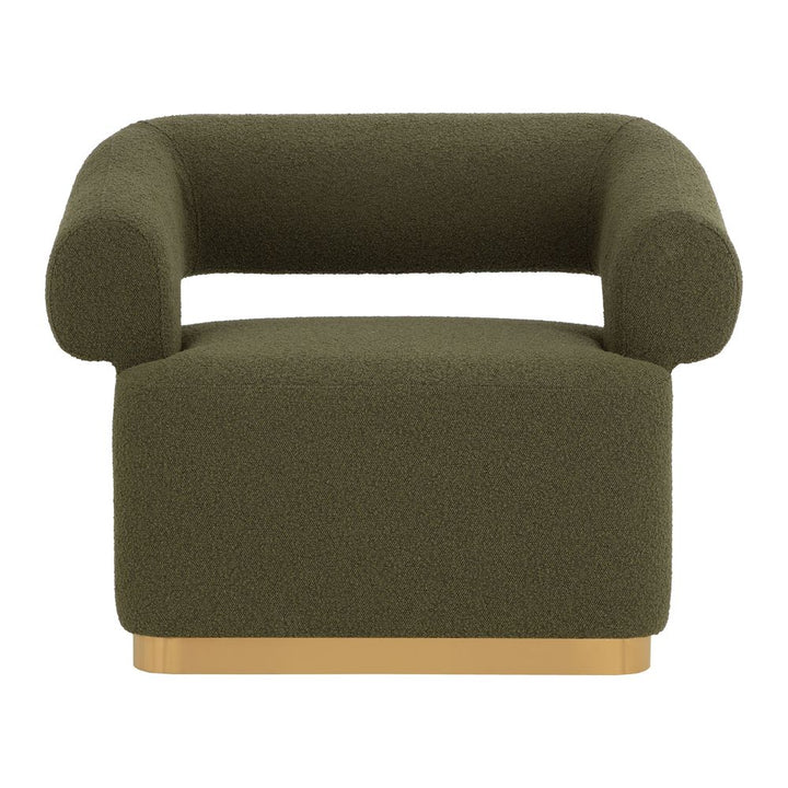 Aggie Swivel Lounge Chair - Copenhagen Olive