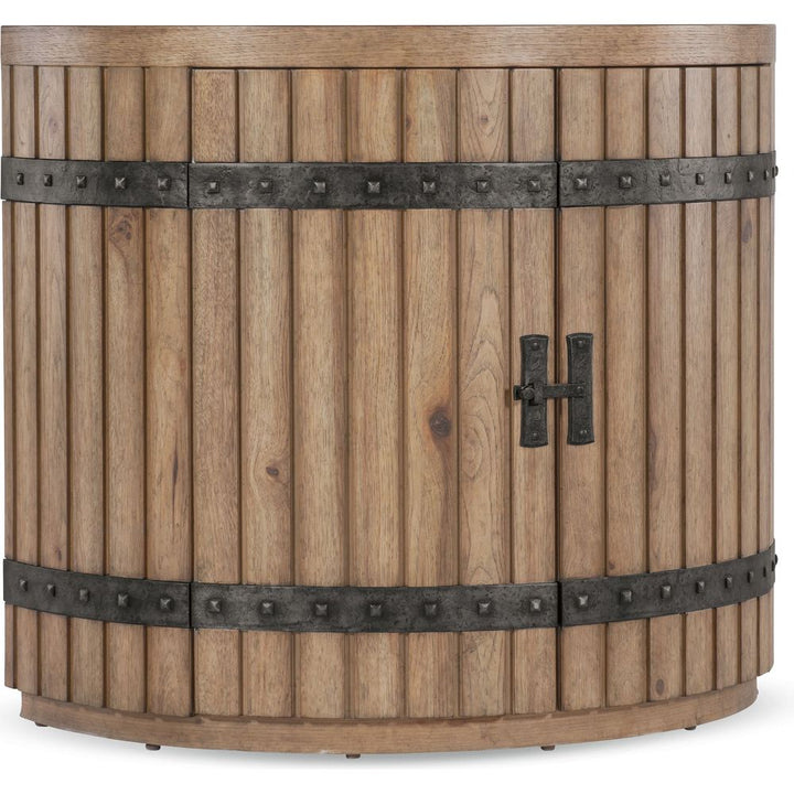 Nightstands Vineyard Row Demilune Nightstand - Light Wood