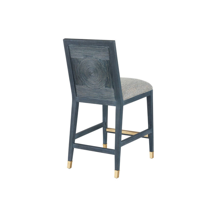 Santos Vintage Navy Counter Stool, Barrett Dusk