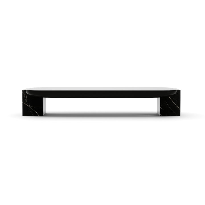 Overlap Rec Cocktail Table Dark