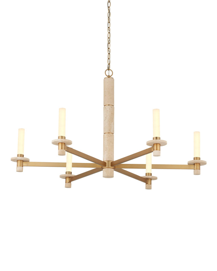 Chandeliers Marcelo Travertine Chandelier