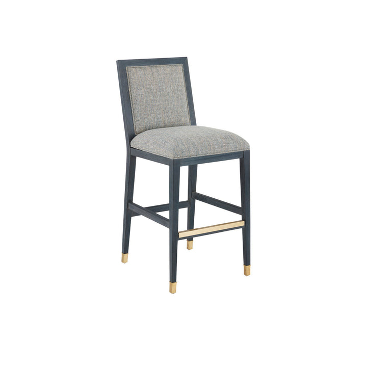 Santos Vintage Navy Bar Stool, Barrett Dusk