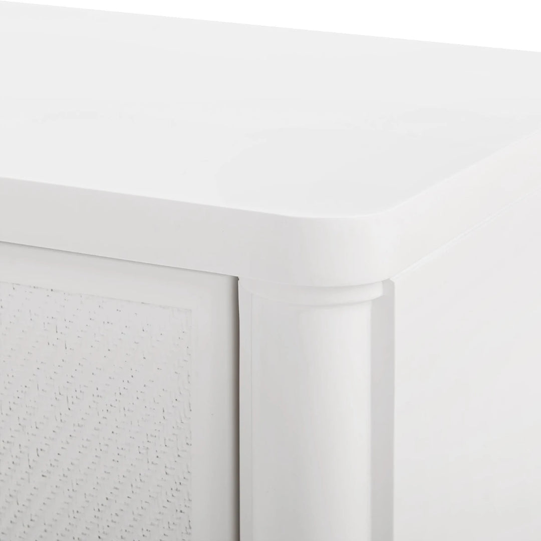 Fairfax 3-Drawer Side Table, Vanilla